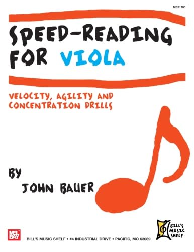 9780786679324: Speed Reading For Viola: Velocity, Agility & Concentration Drills