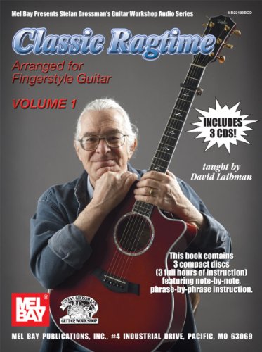 Imagen de archivo de Classic Ragtime, Volume 1 Book (Mel Bay Presents Stefan Grossman's Guitar Workshop Audio Series) a la venta por GF Books, Inc.