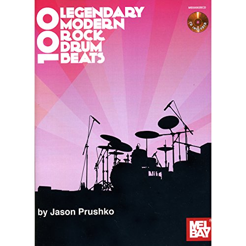 Beispielbild fr 100 Legendary Modern Rock Drumbeats Book/CD Set zum Verkauf von Ergodebooks