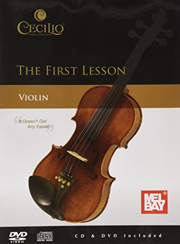 9780786684106: Cecilio The First Lesson Violin (with CD and DVD)