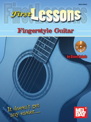 9780786684861: STEVE ECKELS: FIRST LESSONS FINGERSTYLE GUITAR GUITARE+CD