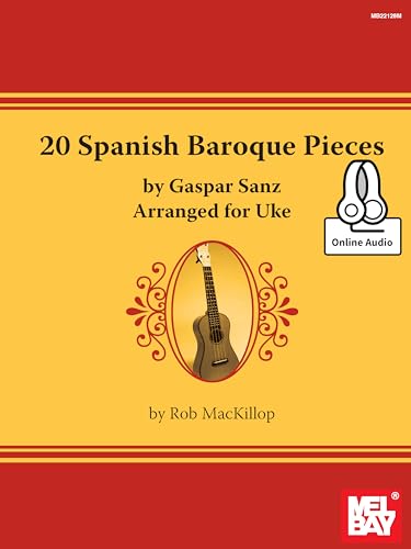 9780786687282: 20 Spanish Baroque Pieces by Gaspar Sanz Arranged for Uke
