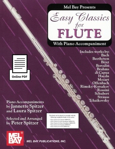 Imagen de archivo de Easy Classics for Flute - with Piano Accompaniment a la venta por Better World Books