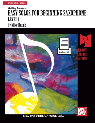 Stock image for Easy Solos for Beginning Saxophone, Level 1: Includes Online Audio for sale by Revaluation Books