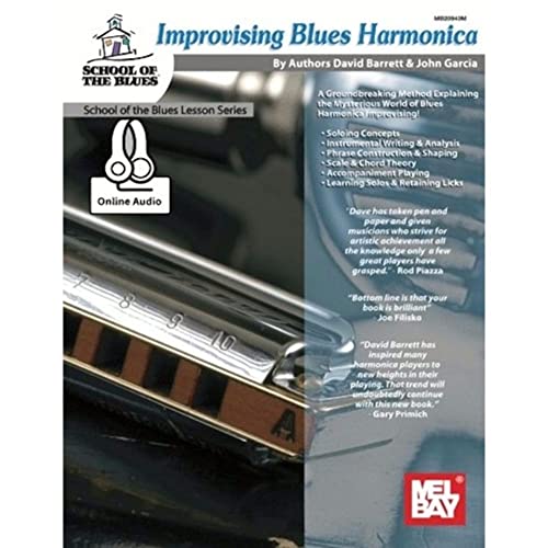Imagen de archivo de Improvising Blues Harmonica (School of Blues Lesson) a la venta por Once Upon A Time Books