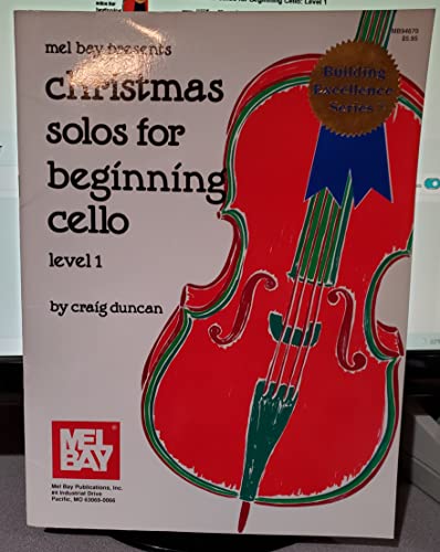 9780786690626: Christmas Solos for Beginning Cello: Level 1