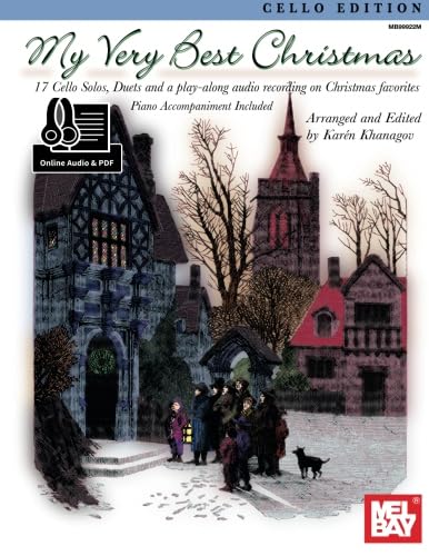 Stock image for My Very Best Christmas, Cello Edition: 17 Viola Solos, Duets, and Play-along Audio on Christmas Favorites - Includes Online Audio/Pdf Supplement for sale by Revaluation Books