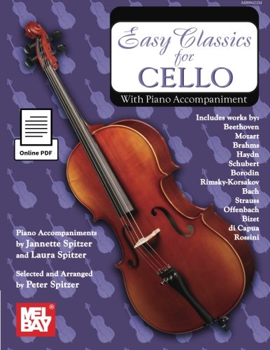 9780786695331: Easy Classics for Cello: With Piano Accompaniment