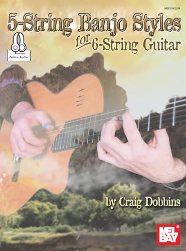 Imagen de archivo de 5-String Banjo Styles For 6-String Guitar (Paperback) a la venta por AussieBookSeller