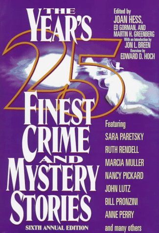 Beispielbild fr The Year's 25 Finest Crime and Mystery Stories zum Verkauf von Better World Books