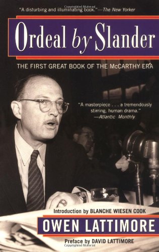 9780786711338: Ordeal by Slander: The First Great Book of the McCarthy Era