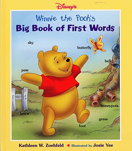 Beispielbild fr WTP Big Book of First Words (RVD IMPRINT) Disney's: Winnie the Pooh's - Big Book of First Words zum Verkauf von SecondSale