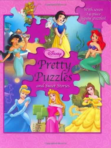 Disney Princess Pretty Puzzles (and Sweet Stories) (Jigsaw Puzzle Book, A) (9780786834891) by Disney Books; Bergen, Lara