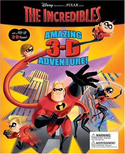 Stock image for The Incredibles Amazing 3-D Adventure! for sale by Wonder Book