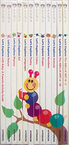 Stock image for Baby Einstein Learning Library; 12 books, including: Lets Explore; With baby, Nature, Rhymes, Art, Languages, Poetry, Colors, Shapes, Numbers, Animals, ABC's of Art A-M, ABC's of Art N-Z. Walt Disney Company for sale by MI Re-Tale