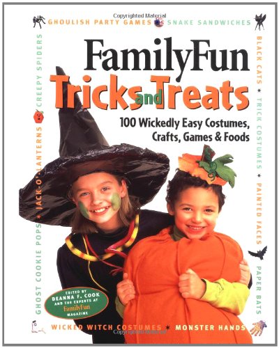 Stock image for FamilyFun Tricks and Treats: 100 Wickedly Easy Costumes, Crafts, Games & Foods for sale by SecondSale