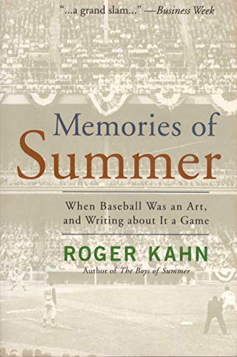 Beispielbild fr Memories of Summer: When Baseball Was an Art and Writing About it a Game zum Verkauf von Wonder Book