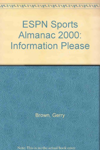 ESPN Sports Almanac 2000: Information Please (9780786885756) by Brown, Gerry