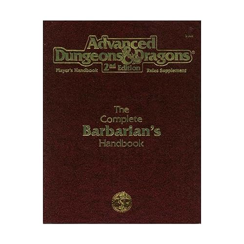 9780786900909: The Complete Barbarian's Handbook (Advanced Dungeon & Dragons, 2nd Edition)