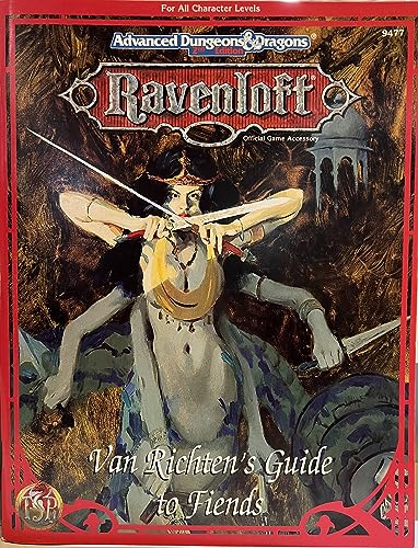 Imagen de archivo de Van Richten's Guide to Fiends (Ravenloft (TSR)) a la venta por Noble Knight Games