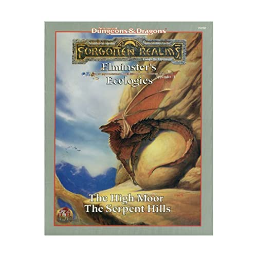 Imagen de archivo de Advanced Dungeons & Dragons: Forgotten Realms: Elminster's Ecologies, Appendix II: The High Moor / The Serpent Hills a la venta por Grendel Books, ABAA/ILAB