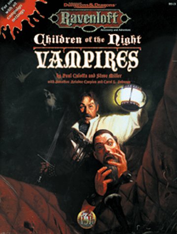 Beispielbild fr Children of the Night: Vampires (AD&D 2nd Ed Roleplaying, Ravenloft Accessory) zum Verkauf von Bear Notch Books