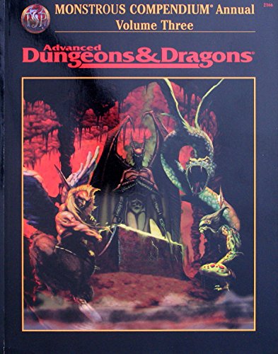 Imagen de archivo de Monstrous Compendium Annual, Vol. 3 (Advanced Dungeons & Dragons, Accessory/2166) a la venta por SecondSale