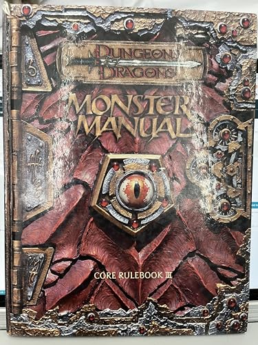 Beispielbild fr Monster Manual: Core Rulebook III (Dungeons & Dragons d20 3.0 Fantasy Roleplaying) zum Verkauf von Books From California