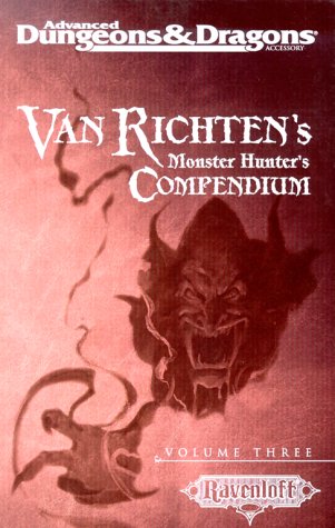 9780786916139: Van Richten's Monster Hunter's Compendium: v. 3 (Advanced Dungeons & Dragons S.)