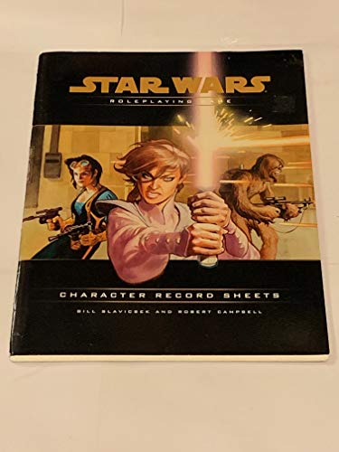 Imagen de archivo de Character Record Sheets (Star Wars (WOTC) (d20)) a la venta por Noble Knight Games