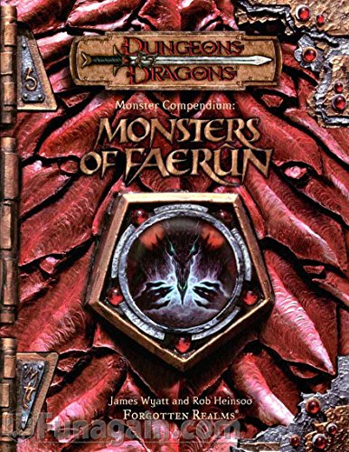Stock image for Monster Compendium: Monsters of Faerun (Dungeon & Dragons d20 3.5 Fantasy Roleplaying) for sale by HPB-Diamond