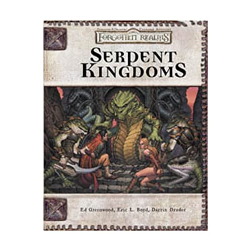 Stock image for Serpent Kingdoms (Dungeon & Dragons d20 3.5 Fantasy Roleplaying, Forgotten Realms Supplement) for sale by HPB-Diamond