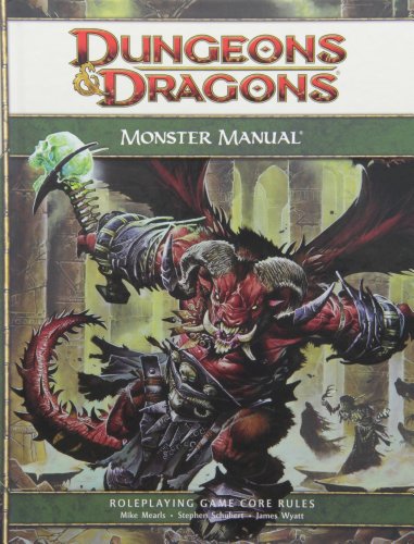 Beispielbild fr Dungeons & Dragons Monster Manual: Roleplaying Game Core Rules, 4th Edition zum Verkauf von Smith Family Bookstore Downtown