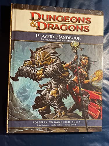 Beispielbild fr Dungeons Dragons Players Handbook: Arcane, Divine, and Martial Heroes (Roleplaying Game Core Rules) zum Verkauf von Goodwill of Colorado