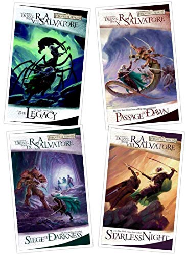 The Legend of Drizzt, Books 7-10: The Legacy / Starless Night / Siege of Darkness / Passage to Dawn (9780786949670) by Salvatore, R.A.