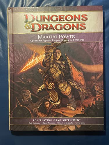 Imagen de archivo de Martial Power: A 4th Edition DD Supplement (DD Rules Expansion) a la venta por Goodwill Books