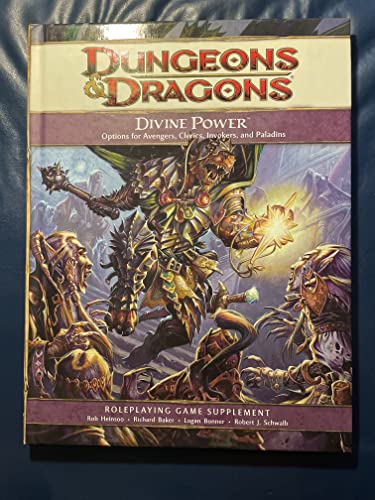 Imagen de archivo de Dungeons & Dragons: Divine Power, Roleplaying Game Supplement a la venta por HPB Inc.