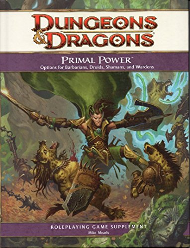 Beispielbild fr Dungeons & Dragons: Primal Power - Roleplaying Game Supplement zum Verkauf von HPB-Emerald