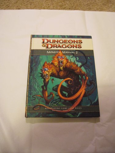 Imagen de archivo de Monster Manual 2: A 4th Edition D&D Core Rulebook (D&D Supplement) a la venta por Abyssbooks