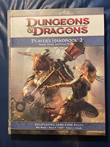 Beispielbild fr Player's Handbook 3: Dungeons & Dragons Core Rulebook (4th Edition D&d) zum Verkauf von WorldofBooks