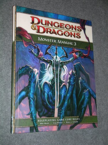 Monster Manual 3: A 4th Edition D&D Core Rulebook (Dungeons & Dragons 4th edition) (9780786954902) by Mike Mearls; Greg Bilsland; Robert J. Schwalb