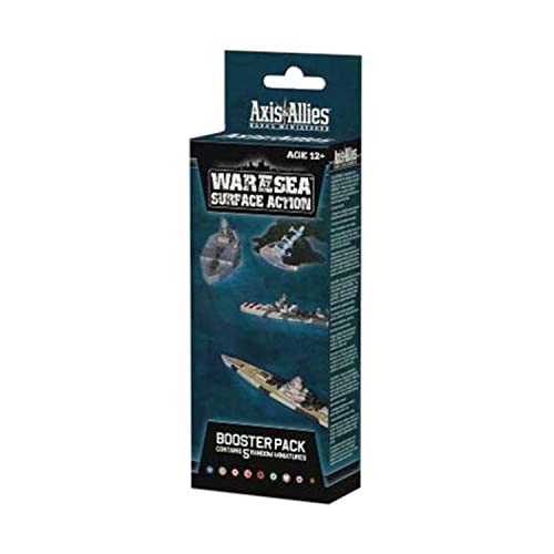 9780786958542: War at Sea: Surface Action: an Axis & Allies Naval Miniatures Booster Pack (Axis & Allies Miniatures)