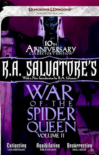Stock image for R.A. Salvatore's War of the Spider Queen, Volume II: Extinction, Annihilation, Resurrection: 2 (Dungeons & Dragons): Extinction, Annihilation, Resurrection, 10th Anniversary Edition for sale by Goldstone Books