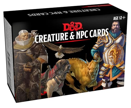 

Dungeons & Dragons Spellbook Cards: Creature & NPC Cards (D&D Accessory) [No Binding ]
