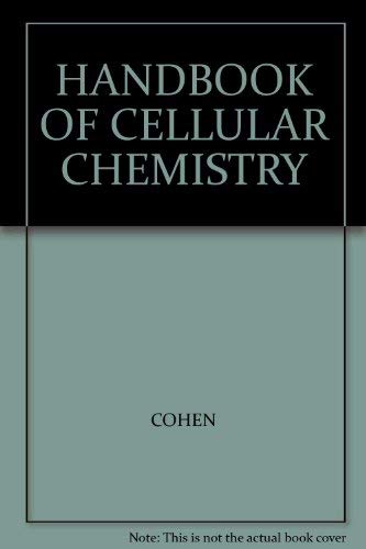 9780787204846: Handbook of Cellular Chemistry