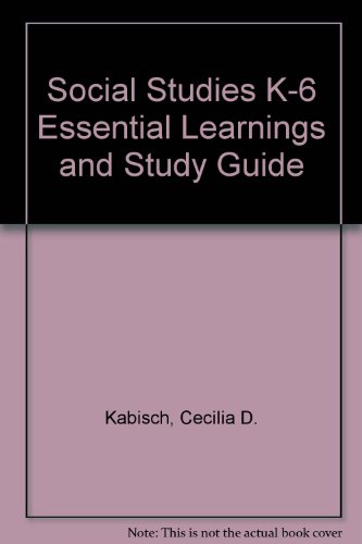 9780787219185: Social Studies (K-6) Essential Learnings and Study Guide