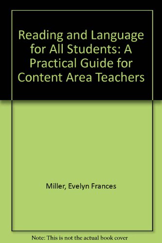 Beispielbild fr Reading and Language for All Students: A Practical Guide for Content Area Teachers zum Verkauf von Wonder Book