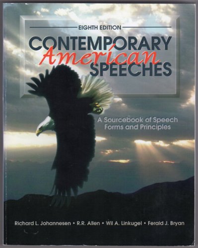 9780787221645: Contemporary American Speeches: A Sourcebook of Speech Forms and Principles