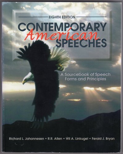 9780787221645: CONTEMPORARY AMERICAN SPEECHES: A SOURCEBOOK OF SPEECH FORMS AND PRINCIPLES