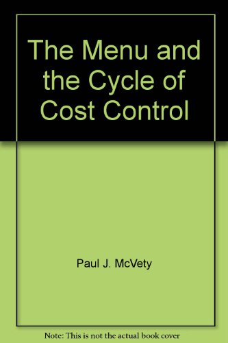 Stock image for THE MENU AND THE CYCLE OF COSTCONTROL for sale by The Book Cellar, LLC